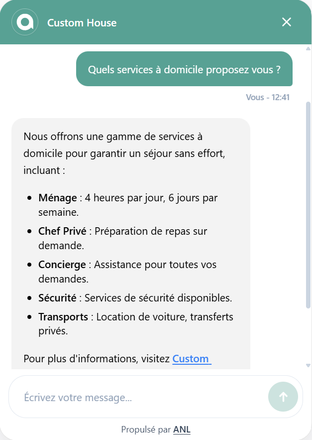 Interface ANL Suite fluide et pertinente